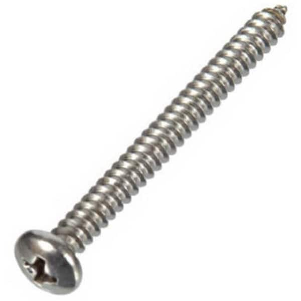 Hillman Fasteners 823226 6 x 1 in. Stainless Sheet Metal Screw; 100 Pack